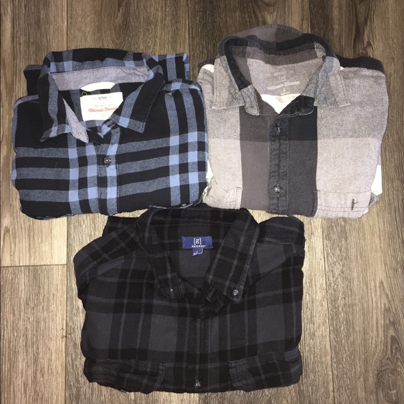 3 George flannels - Picture 1 of 1